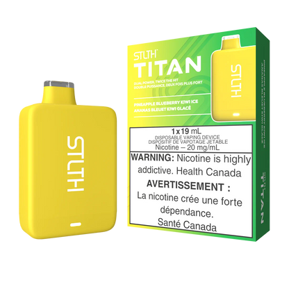 Stlth Titan Rechargeable Vape Pineapple Blueberry Kiwi Ice