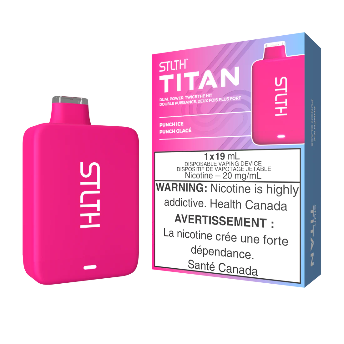 Stlth Titan Rechargeable Vape Punch Ice