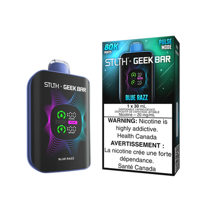 stlth x geek bar 80k blue razz 20mg