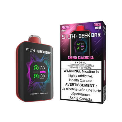stlth x geekbar 80k cherry classic ice 20mg