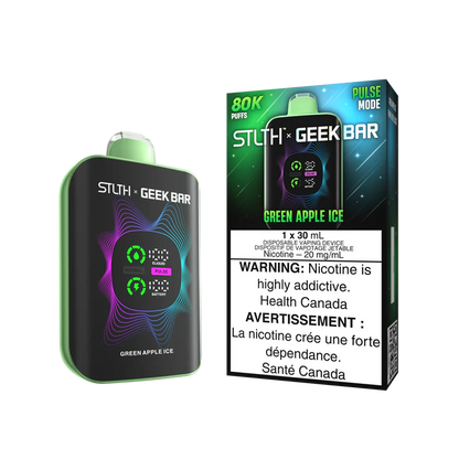 stlth x geekbar 80k green apple ice 20mg