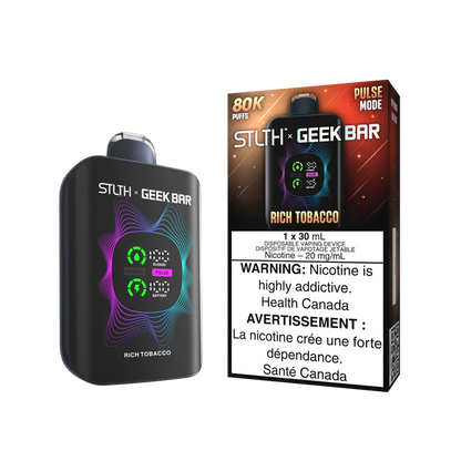 stlth x geek bar 80k rich tobacco 20mg