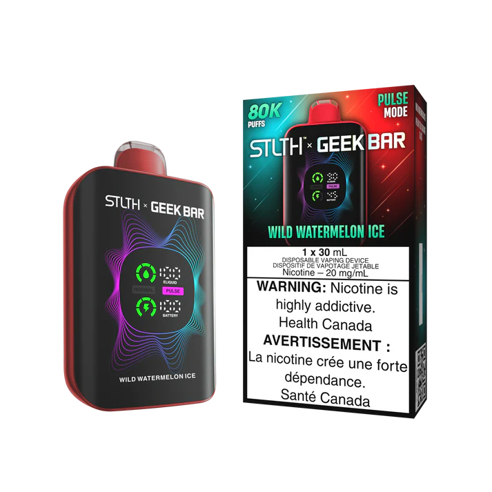 stlth x geekbar 80k wild watermelon ice 20mg