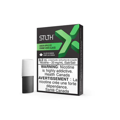 Stlth X Pod 3X2mL Green Apple Ice