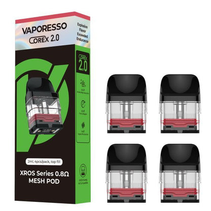 Pod Corex 2.0 de la série XROS de Vaporesso - Pack de 4 
