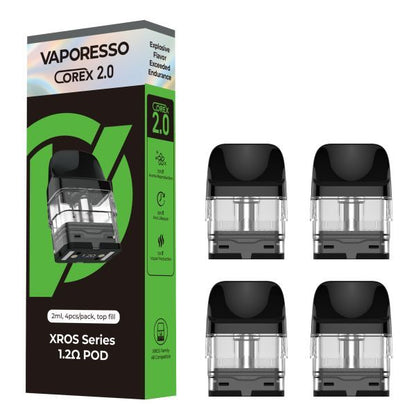 Pod Corex 2.0 de la série XROS de Vaporesso - Pack de 4 