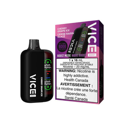 Vice Boost9000 Disposable Vape Cherry Grape Ice