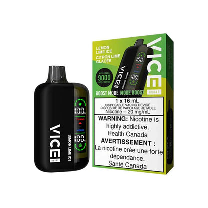 Vice Boost9000 Disposable Vape Lemon Lime Ice